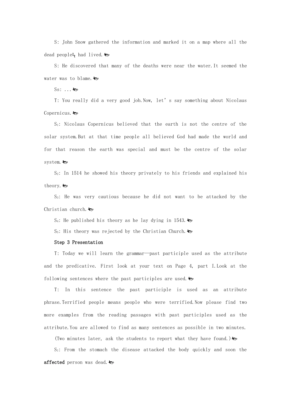 高中英语 （Unit1 Great scientists Period 5）优秀教案 新人教版必修5_第3页