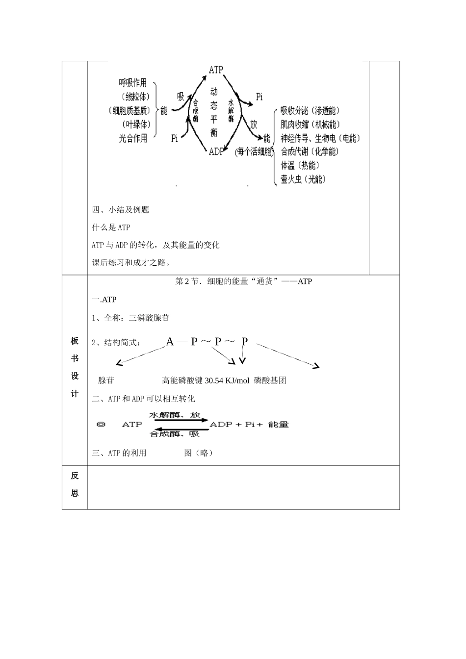 高中生物《细胞的能量通货--ATP》教案4_第3页