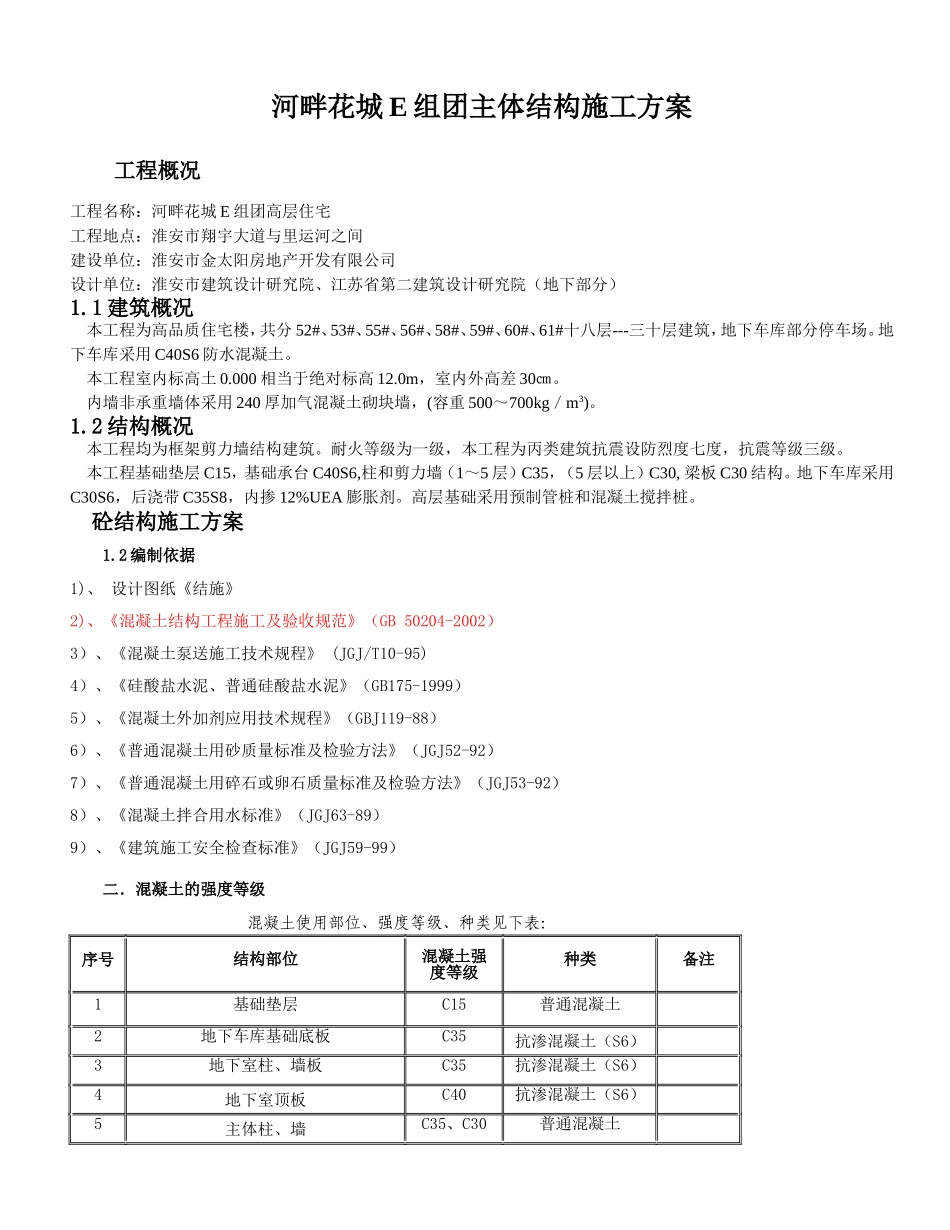 主体结构施工方案(DOC44页)_第1页