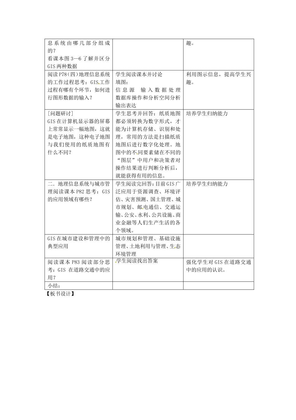 《地理信息系统的应用》教案（3）_第2页