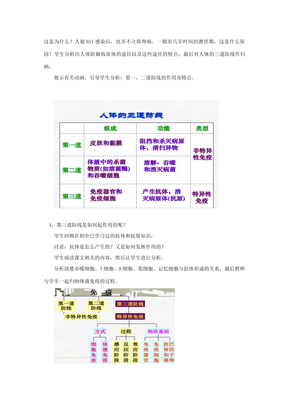 高中生物《免疫调节》教案2 新人教版必修3_第2页