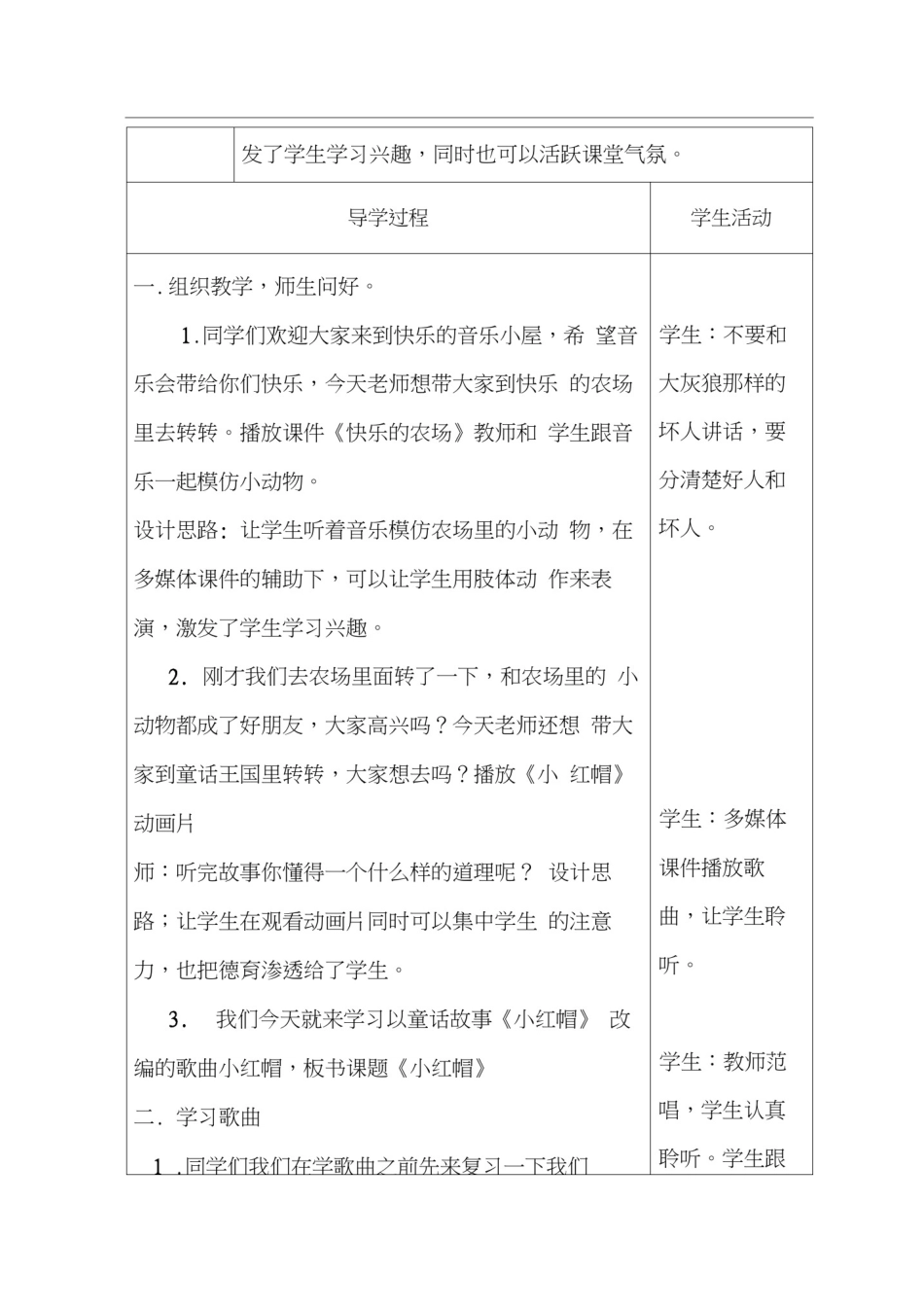 小学音乐高效课堂导学案_第2页