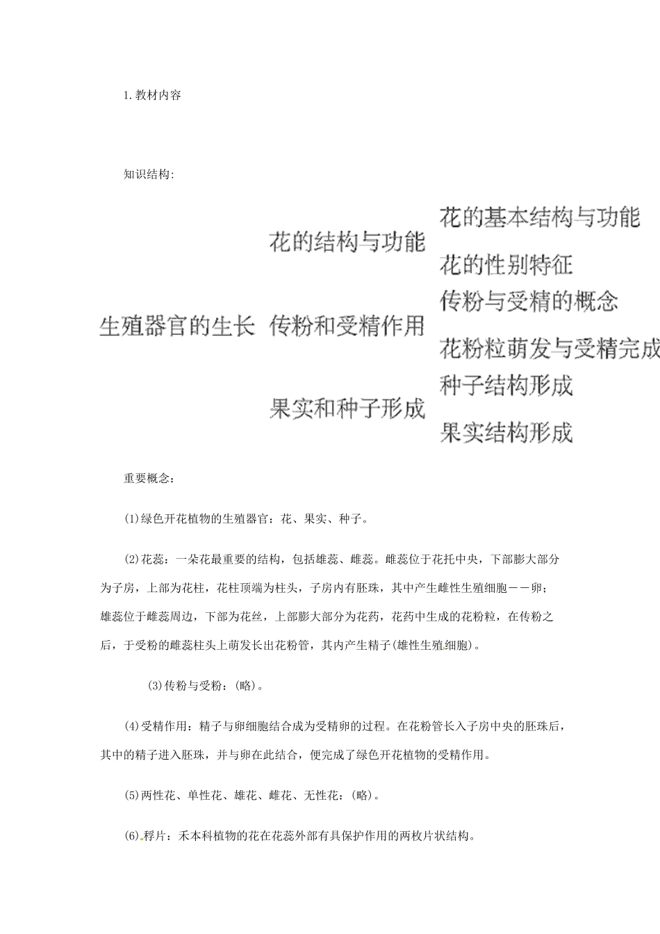 七年级生物上册 6.3 生殖器官的生长教案2 北师大版_第2页