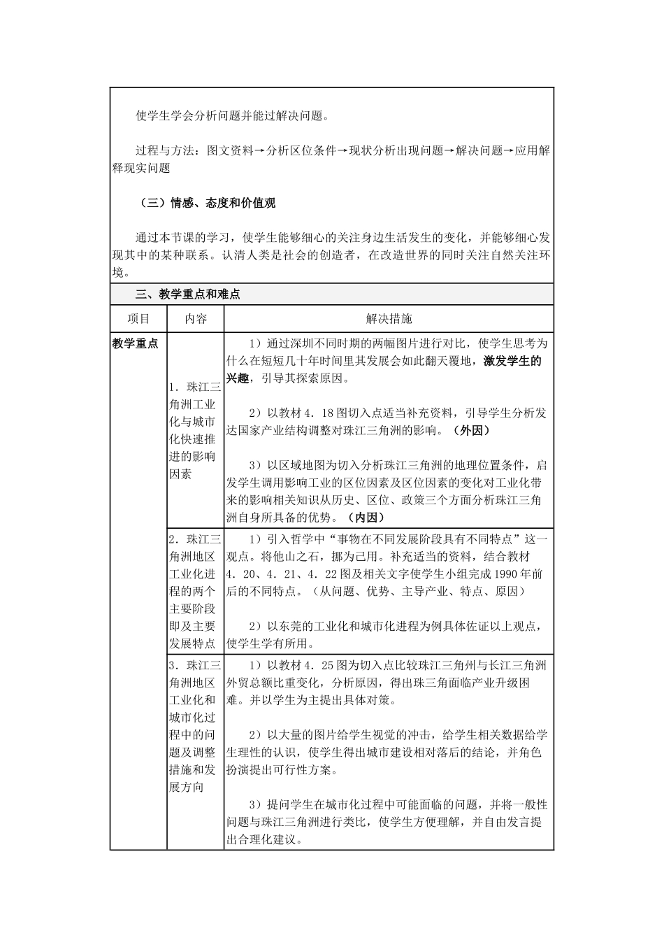 高中地理 4.2《区域工业化与城市化》教学设计 新人教版必修3-新人教版高二必修3地理教案_第2页