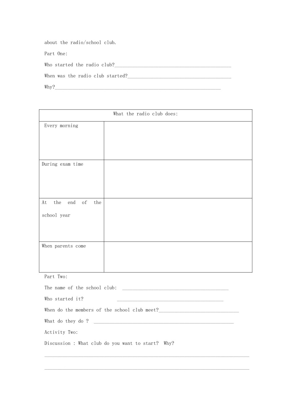 高中英语 Unit1 school life教案 牛津译林版必修1-牛津版高一必修1英语教案_第2页