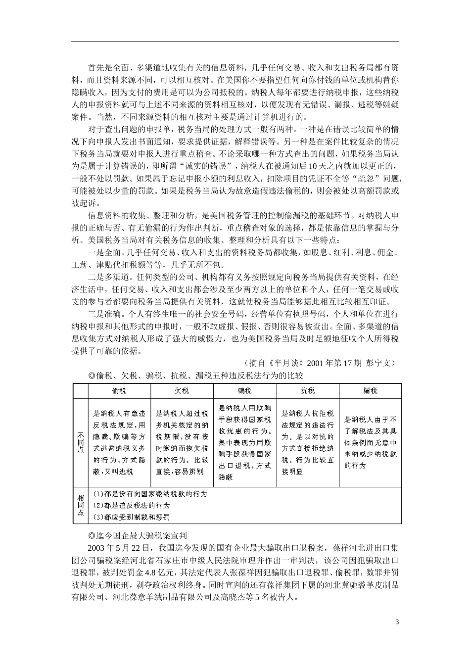 第二节税收与纳税人(备课资料)_第3页