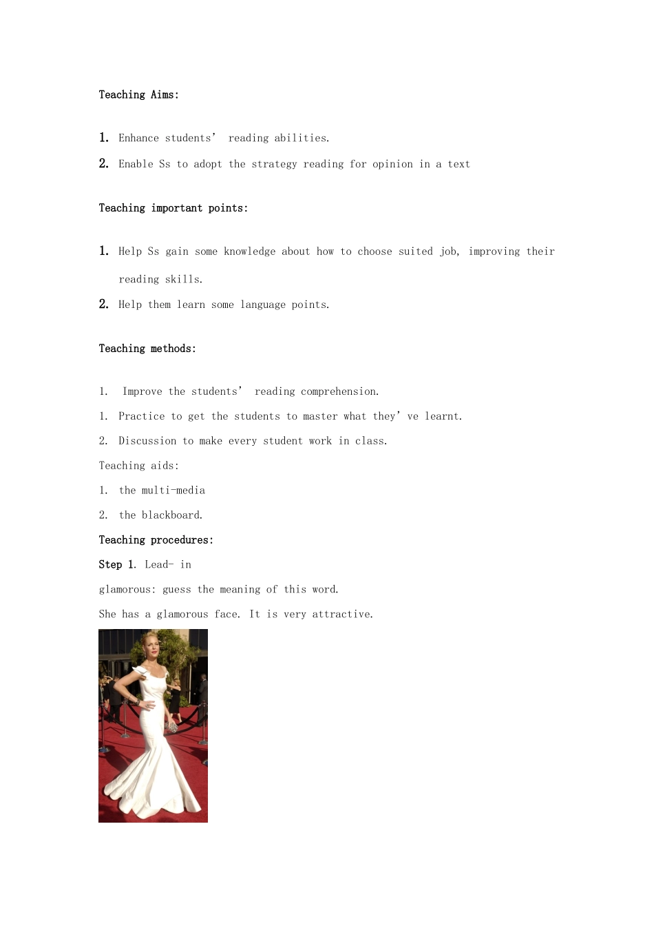 高中英语 Unit 1《Careers and skills-Reading》教案1 牛津译林版选修11_第2页