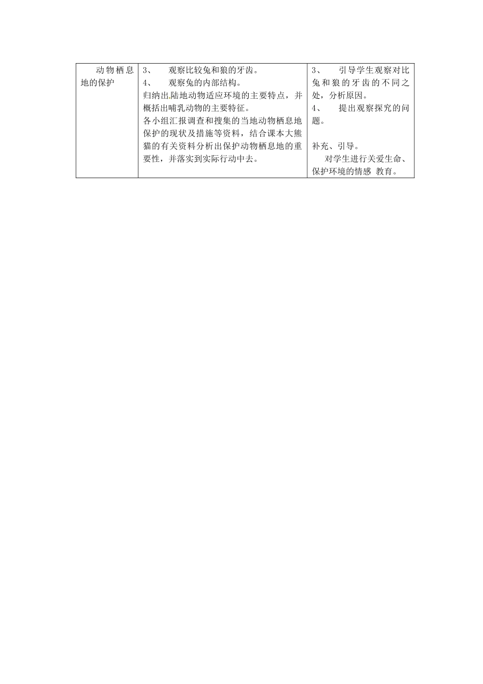 山东省临淄外国语实验学校八年级生物上册 第一章 第二节 陆地生活的动物教案 新人教版_第2页
