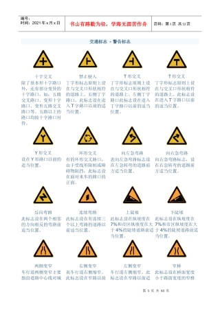 _交通标志图片大全及手势图片