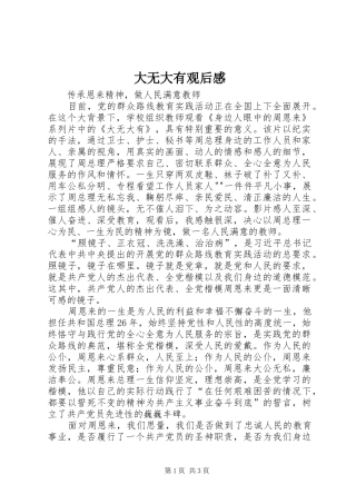 大无大有观后感