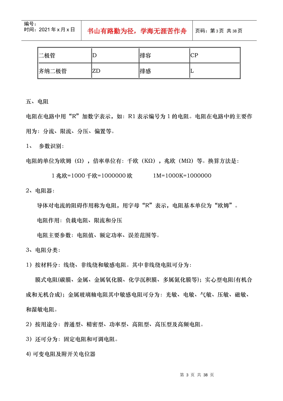 SMT物料基础知识培训_第3页
