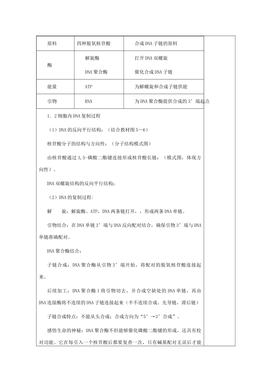 高中生物 5.2《多聚酶链式反应扩增DNA片段》教案4 新人教版选修1_第2页