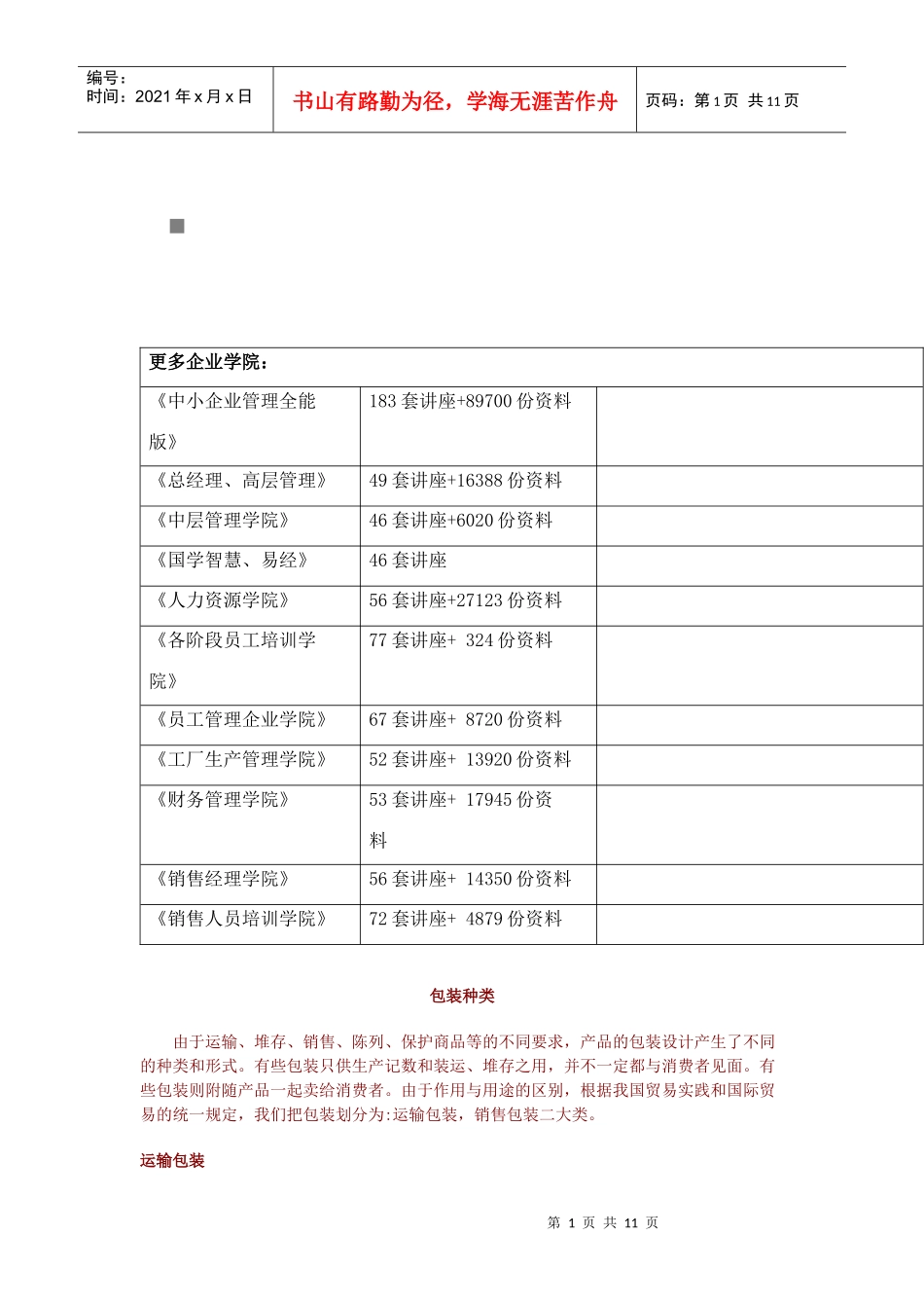 包装印刷包装种类与包装材料_第1页