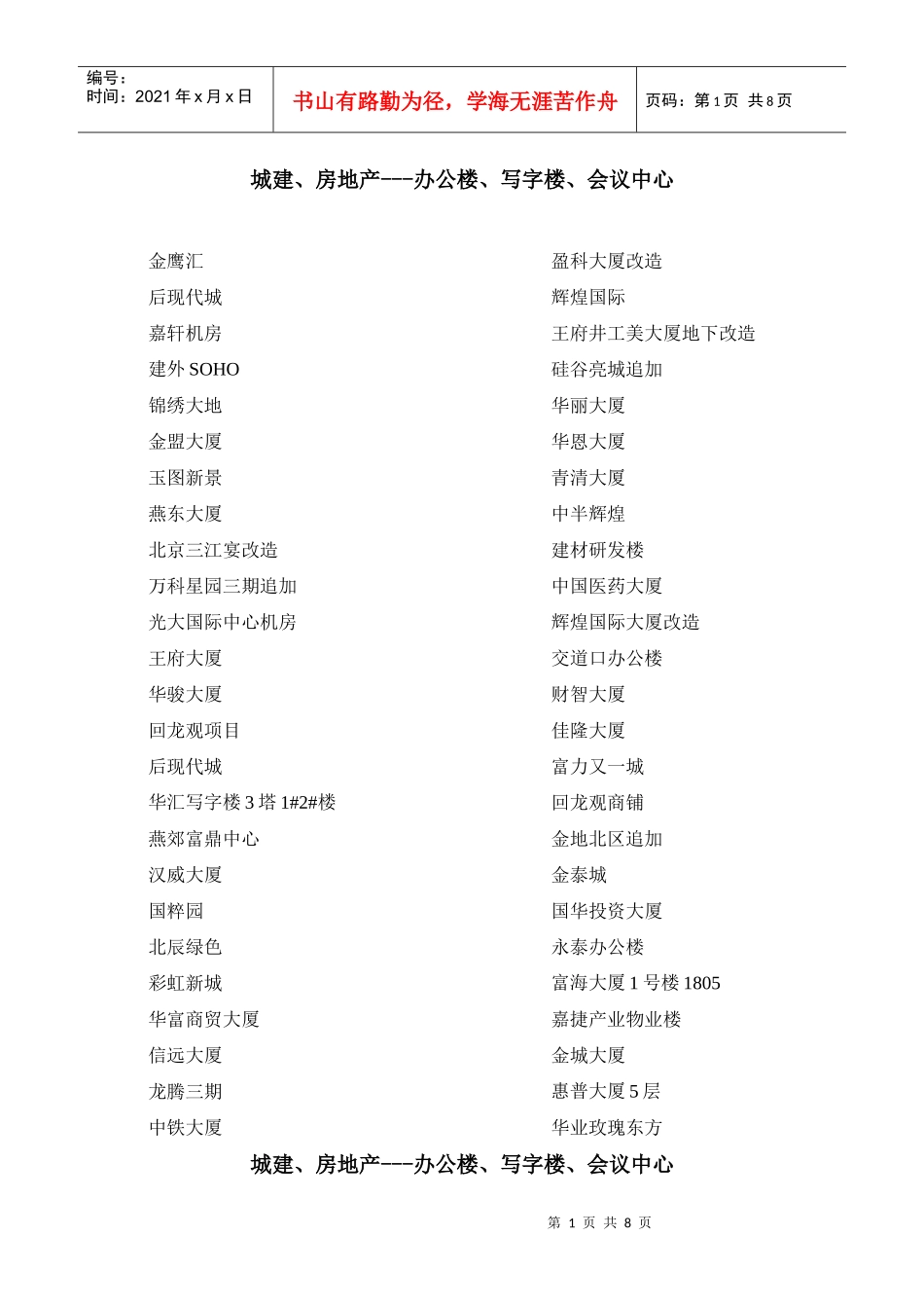 北京城建、房地产_第1页