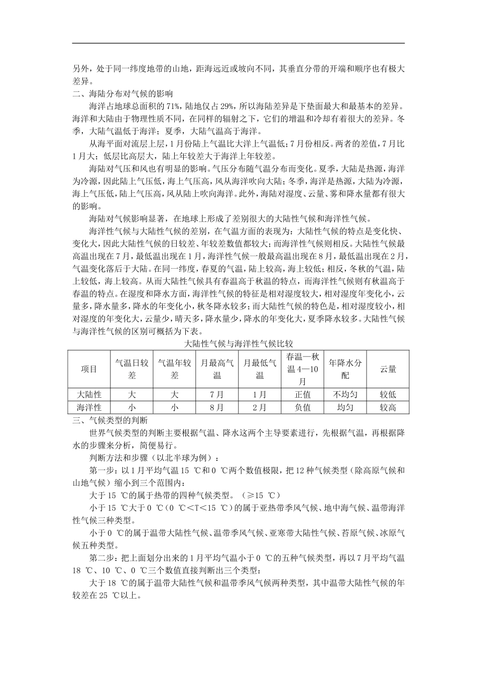 备课资料（第二节 气压带和风带）_第2页