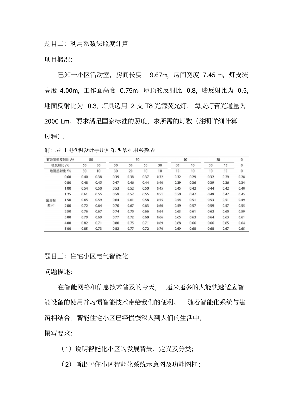 大工19秋《楼宇自动化》大作业题目及要求_第3页