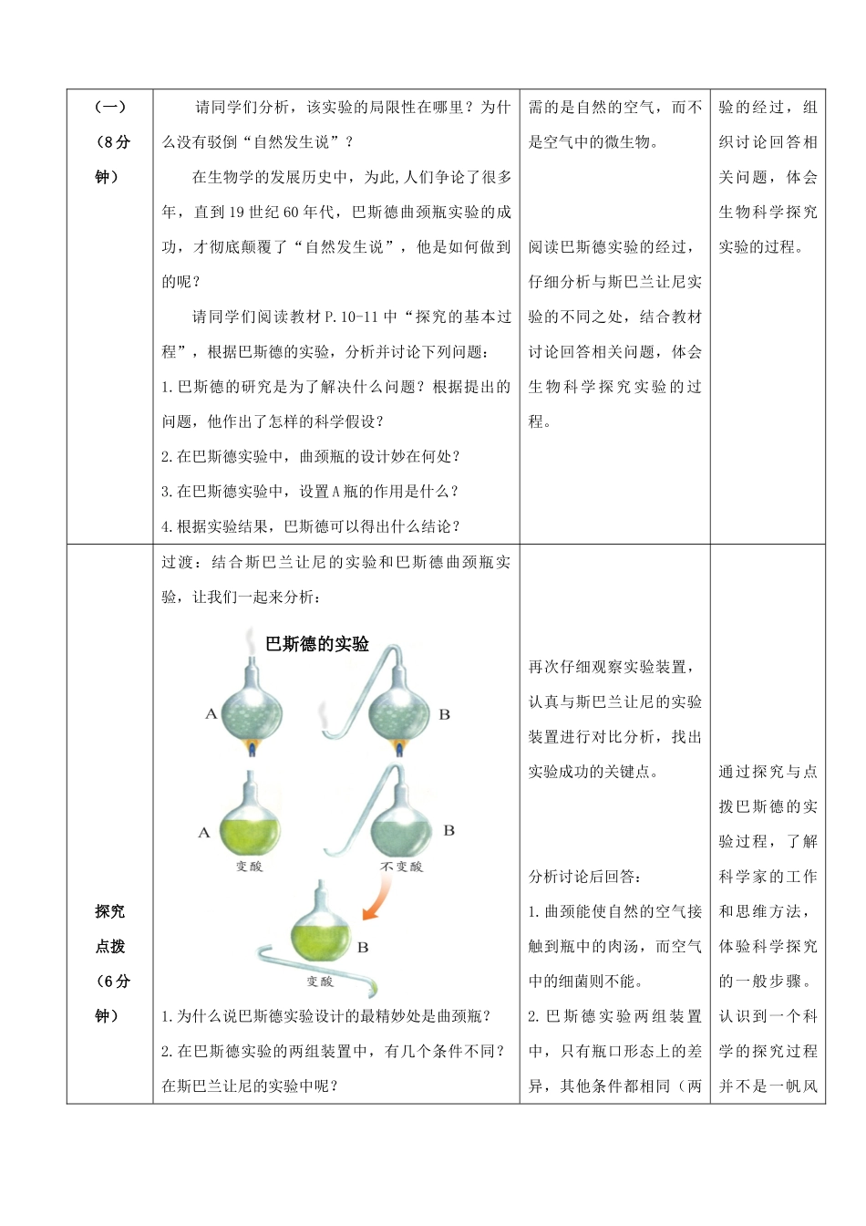 -七年级生物上册 1.1.3 生物学的探究方法优秀教案 （新版）济南版-（新版）济南版初中七年级上册生物教案_第3页