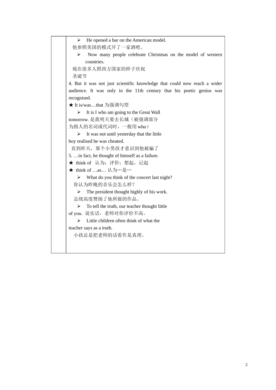 高三英语 Module 6《The Tang Poems-Warm up & Reading and Vocabulary》教案（外研版选修8）_第2页