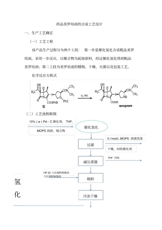(完整版)美罗培南合成反应