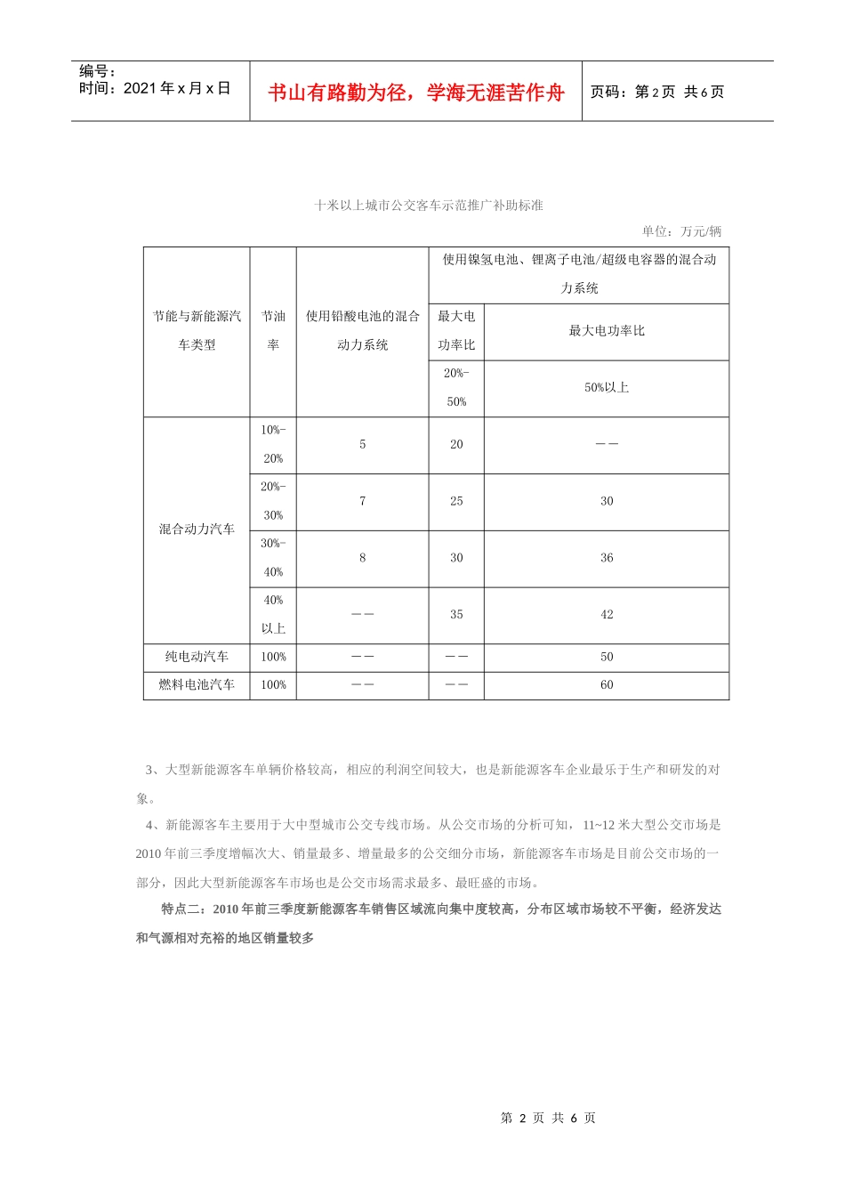 XXXX年前三季度新能源客车市场特点剖析_第2页