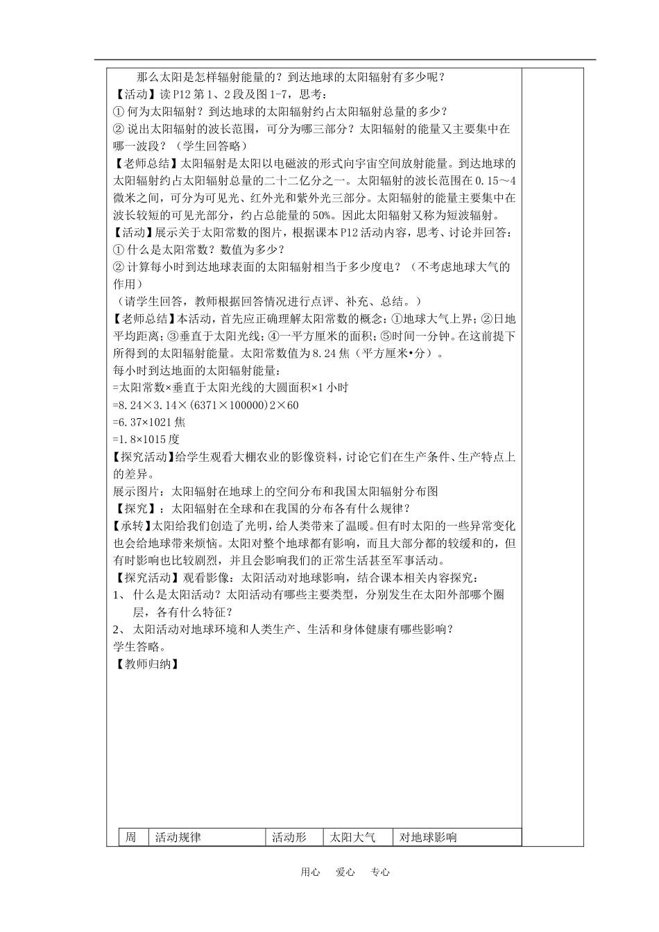 高中地理1[1].2太阳对地球的影响湘教必修一_第2页