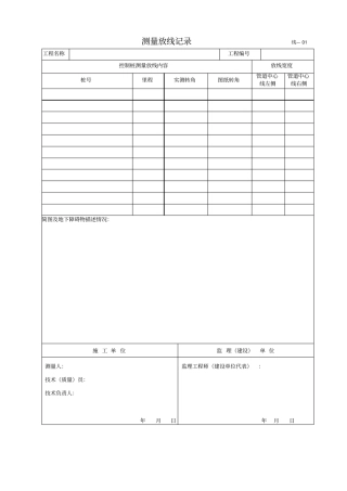 2-SYT6882-2012交工技术文件表格——管道线路工程