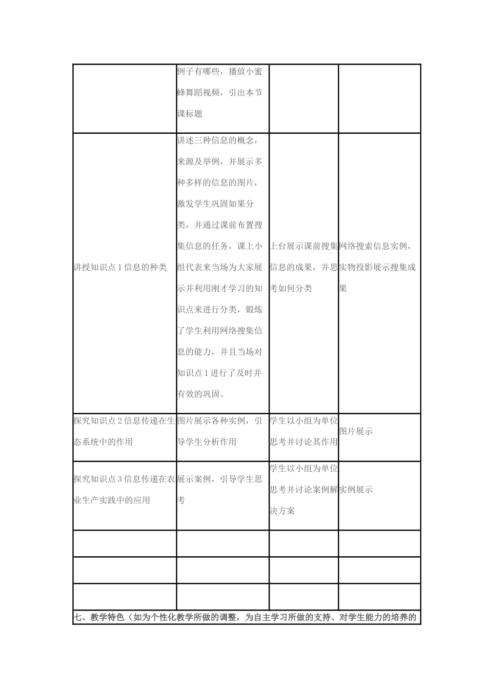 高二生物 5.4生态系统的信息传递教案-人教版高二全册生物教案_第3页