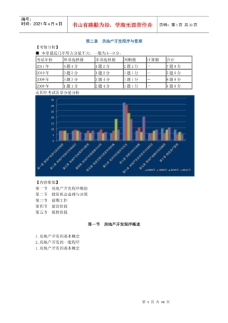 《房地产开发经营与管理》教案第三章