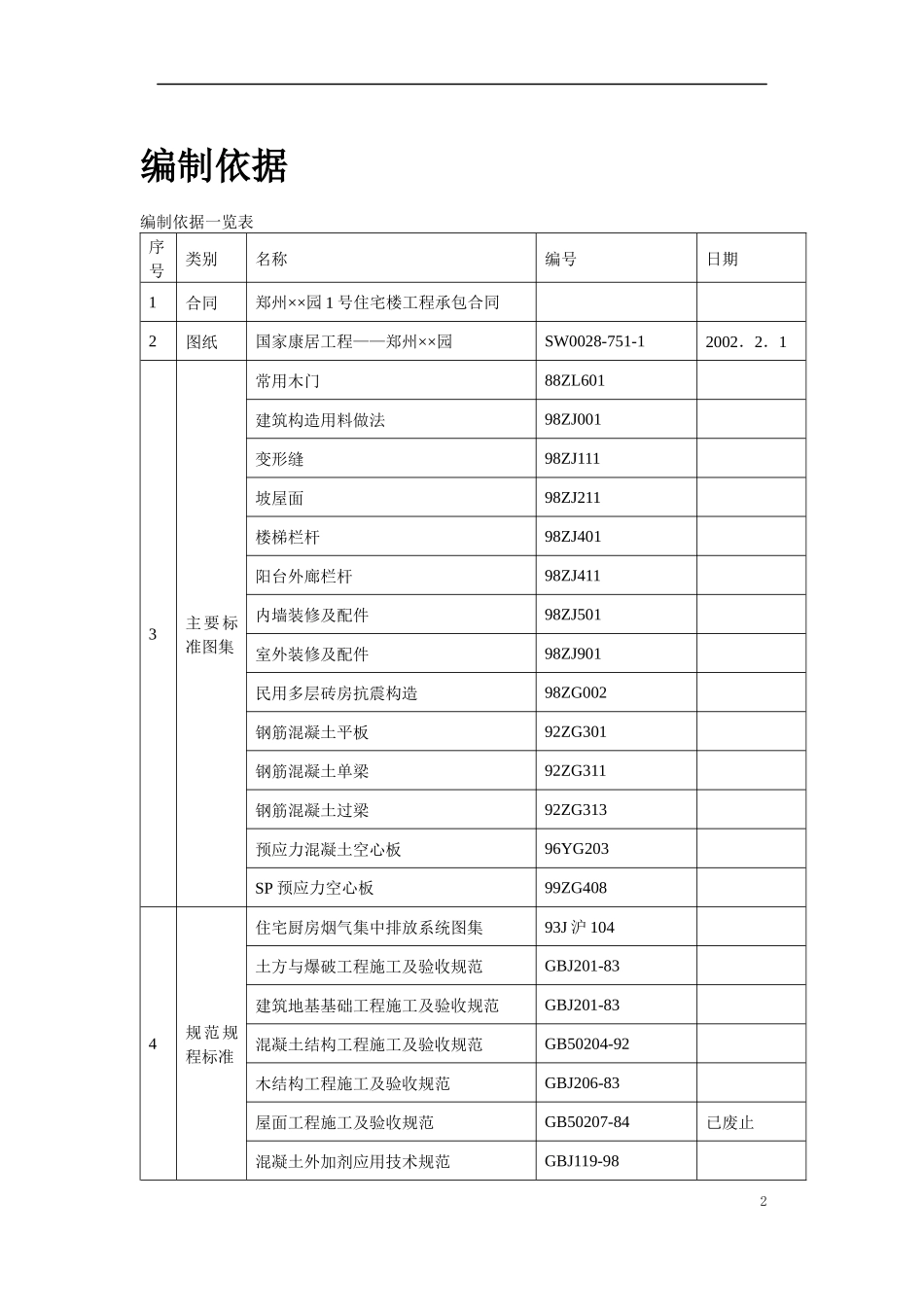住宅楼工程施工组织设计方案(DOC 47页)_第2页