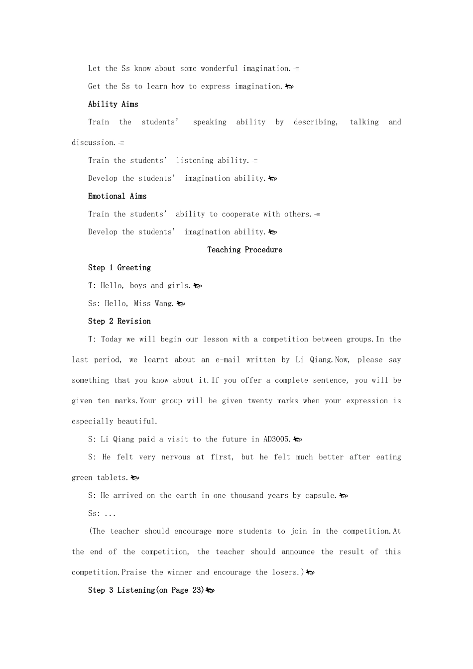 高中英语 （Unit3 Life in the future Period 3）优秀教案 新人教版必修5_第3页