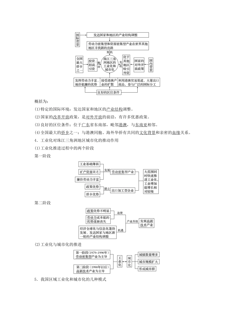 高考地理新导学大一轮复习 第三册 第四单元 区域综合开发与可持续发展 第36讲 经济发达地区的可持续发展——以珠江三角洲地区为例讲义（含解析）鲁教版-鲁教版高三第三册地理教案_第2页