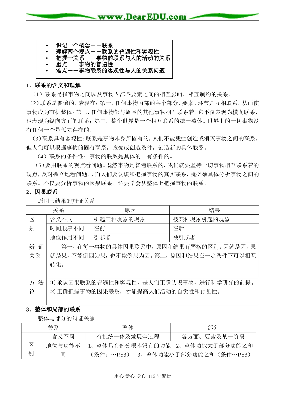 高考政治总复习《辨证法专题小结》教案_第2页