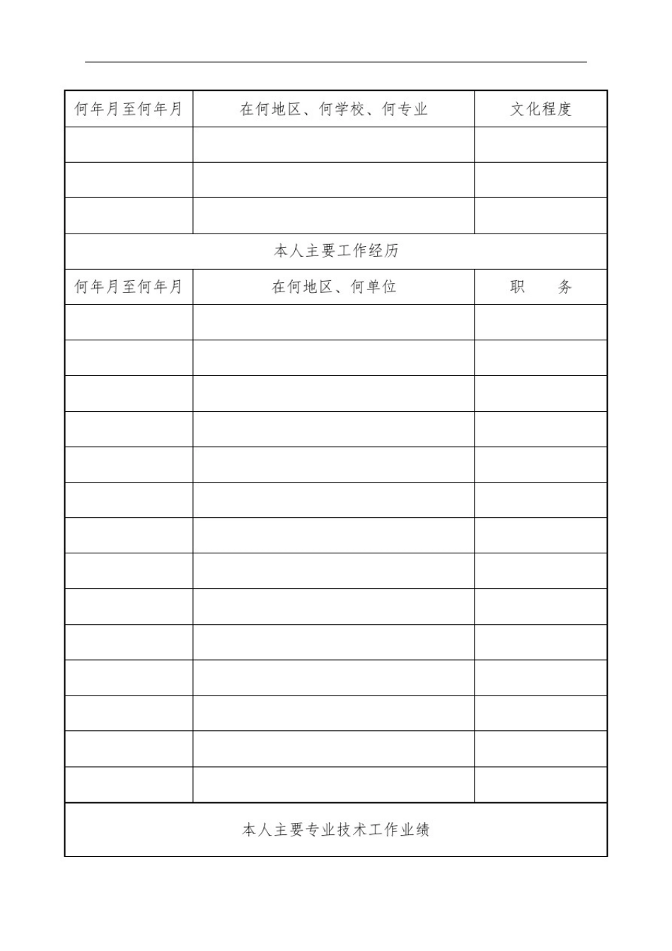 中国建筑业协会专家委员会专家申请表_第2页