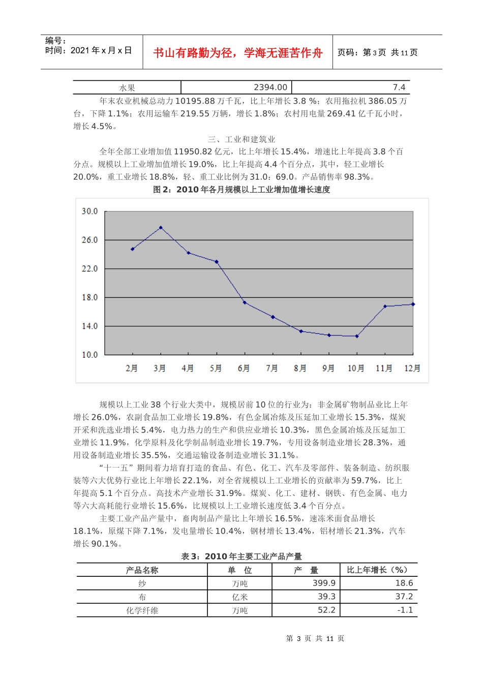 XXXX年河南省国民经济和社会发展统计公报(1)_第3页