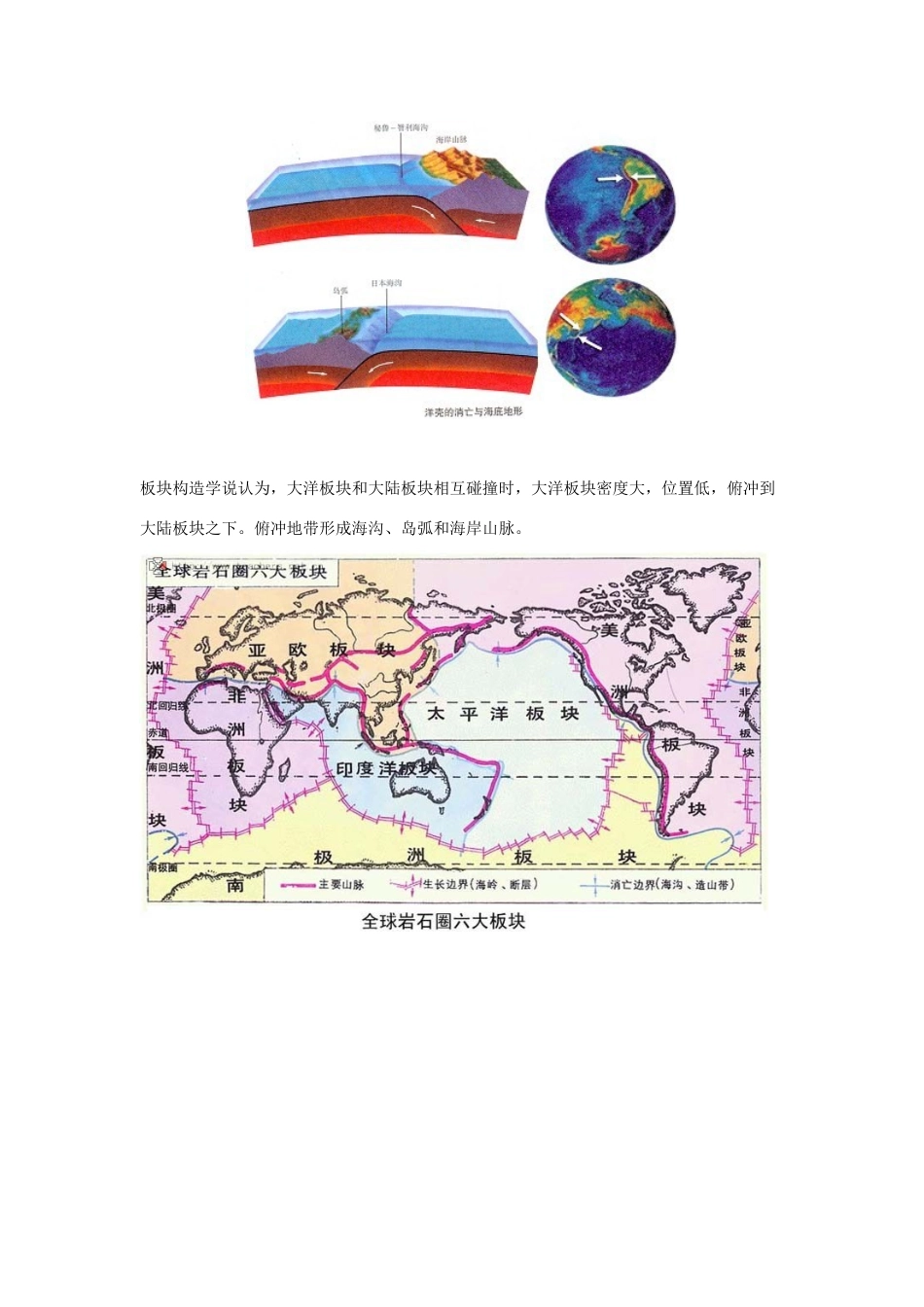 高中地理 第二章 海岸与海底地形 2.3 海底地形的形成1教案 中图版选修2-中图版高二选修2地理教案_第2页