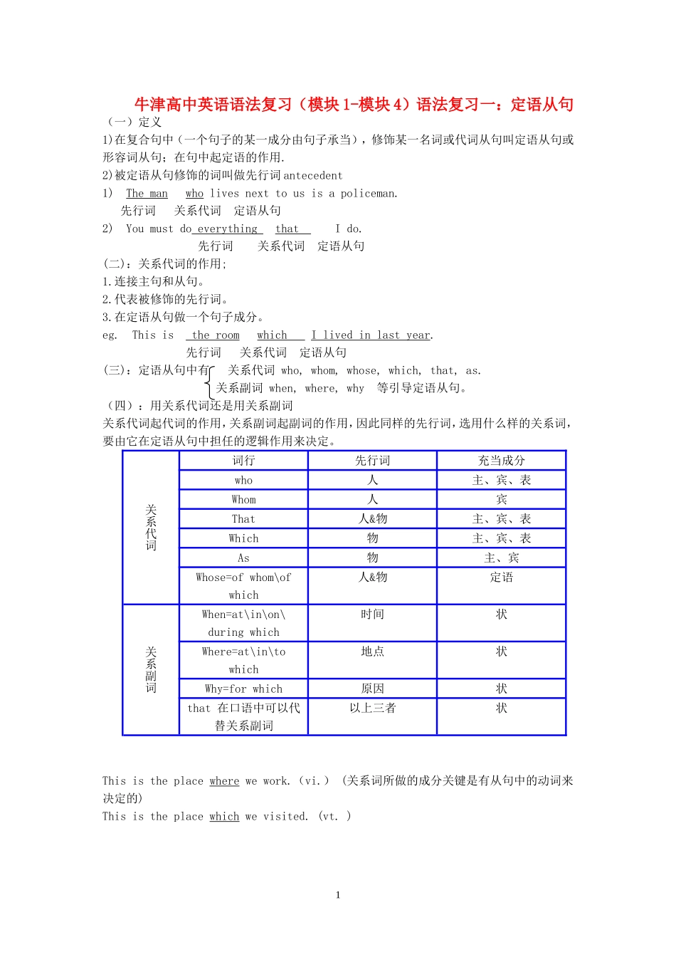 高考英语 语法全集教案_第1页