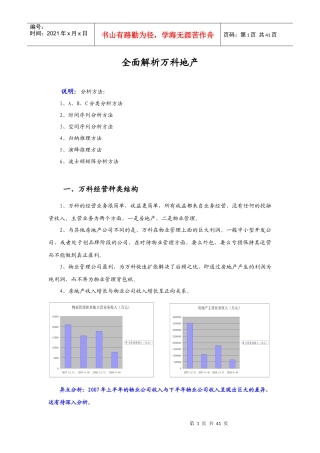 全面解析某地产