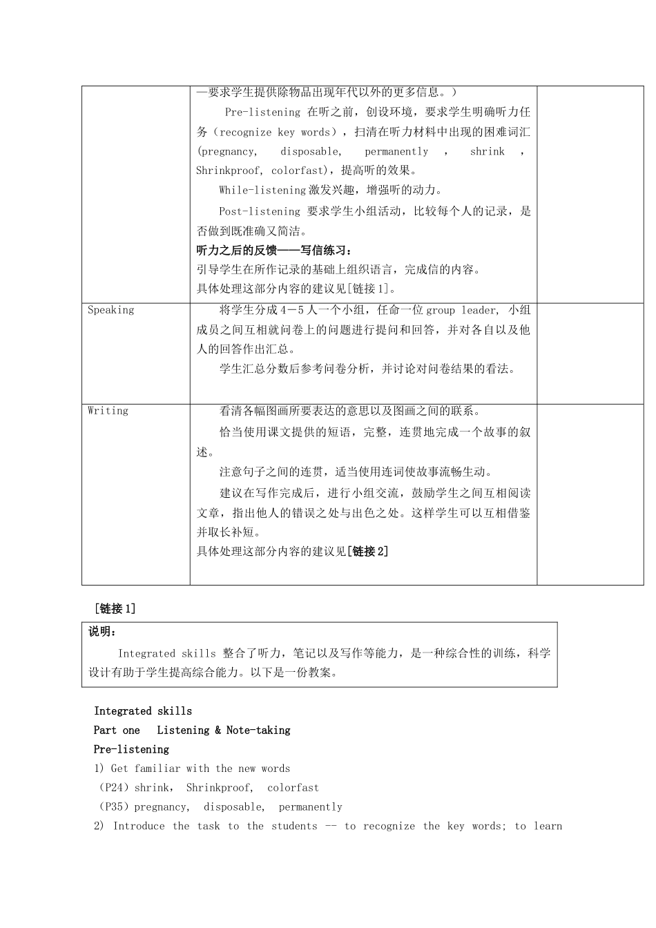 高中英语 unit3 fashion-listening,speaking and writing教案 牛津上海版S2A_第2页