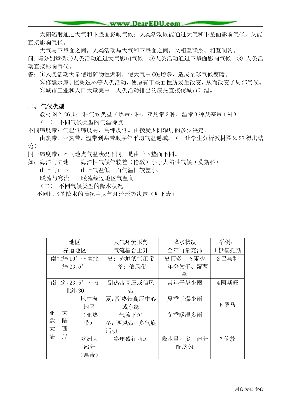 高中地理必修上册气候的形成和变化2_第2页