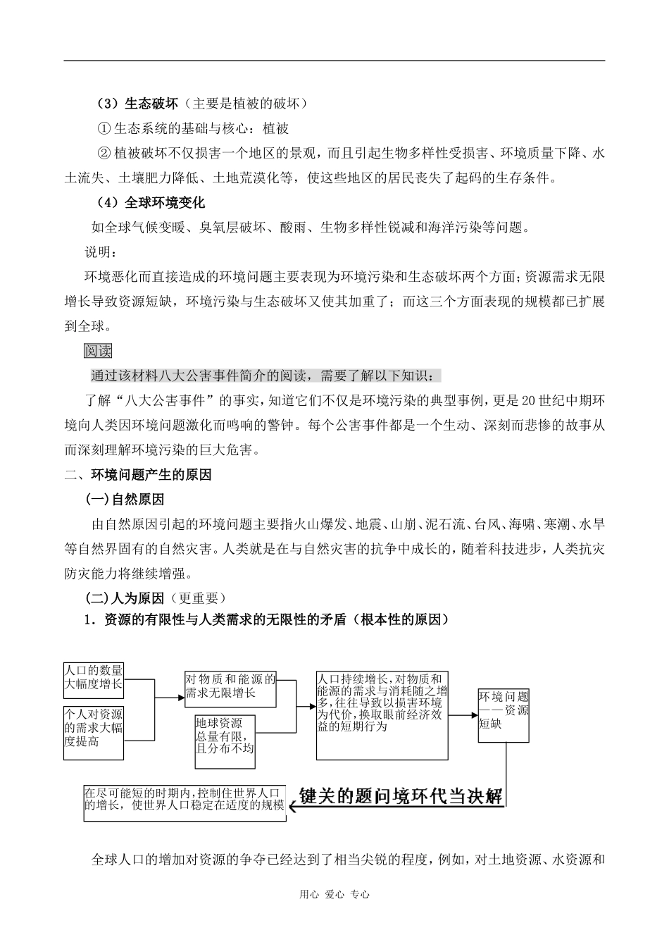 高中地理环境问题的产生及其特点新人教选修6_第2页
