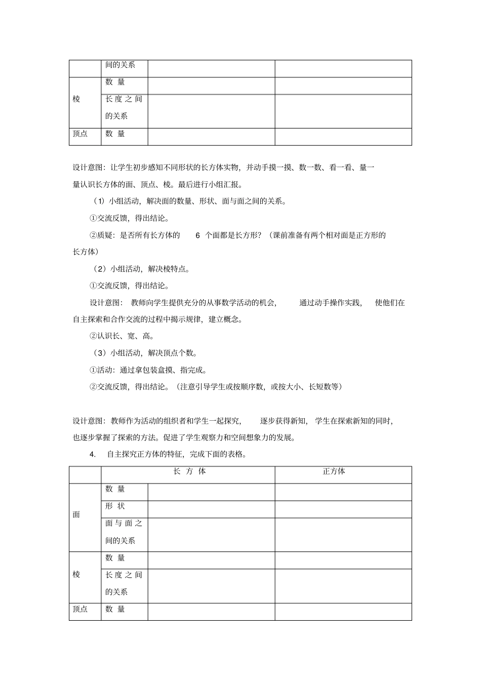 小学数学_认识长方体和正方体教学设计学情分析教材分析课后反思_第3页