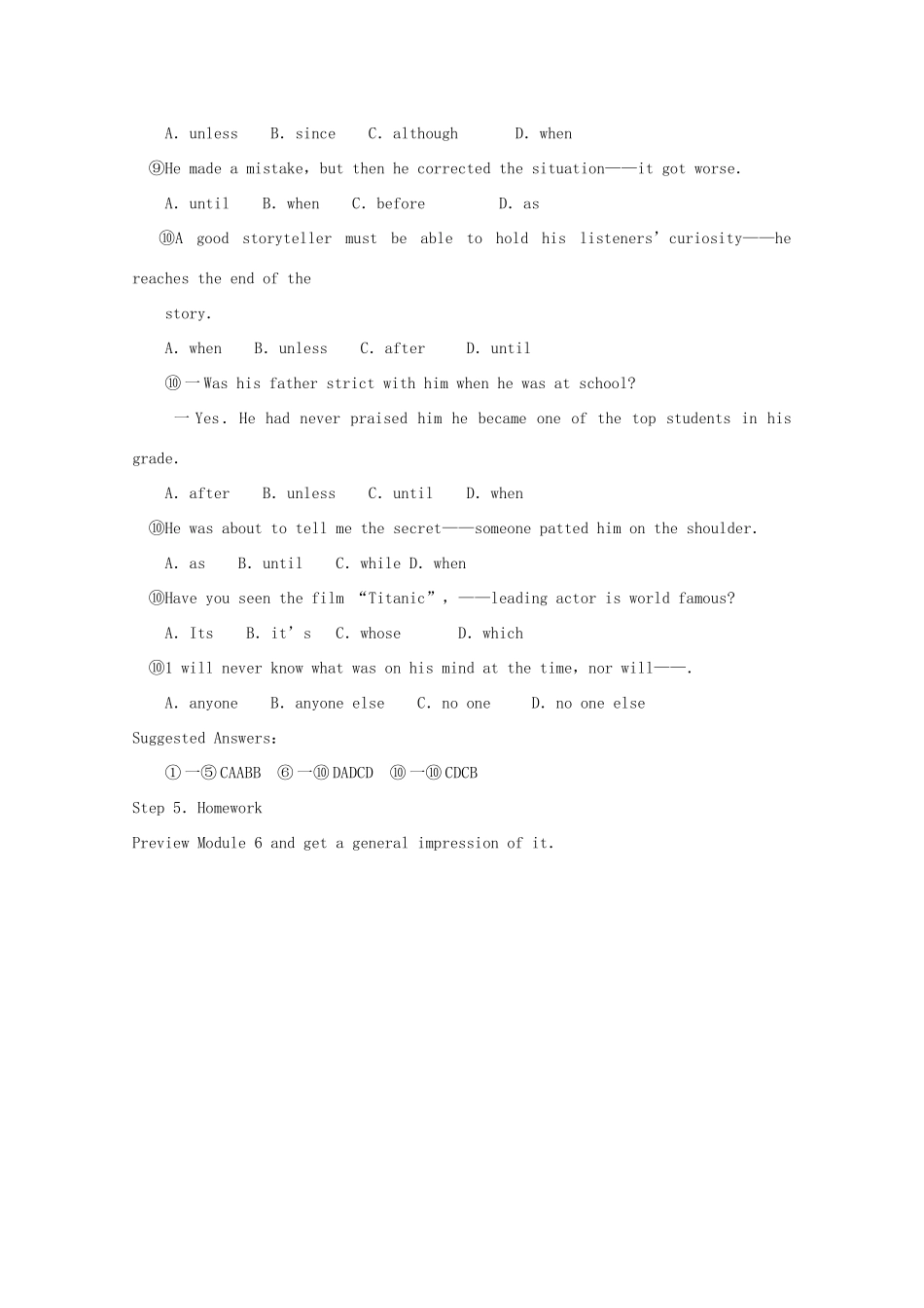 高中英语 Module 5 Newspapers and Magazines Period 5 Writing，Task and Module File教案 外研版必修2-外研版高一必修2英语教案_第3页