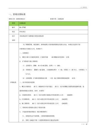 园林景观标准化