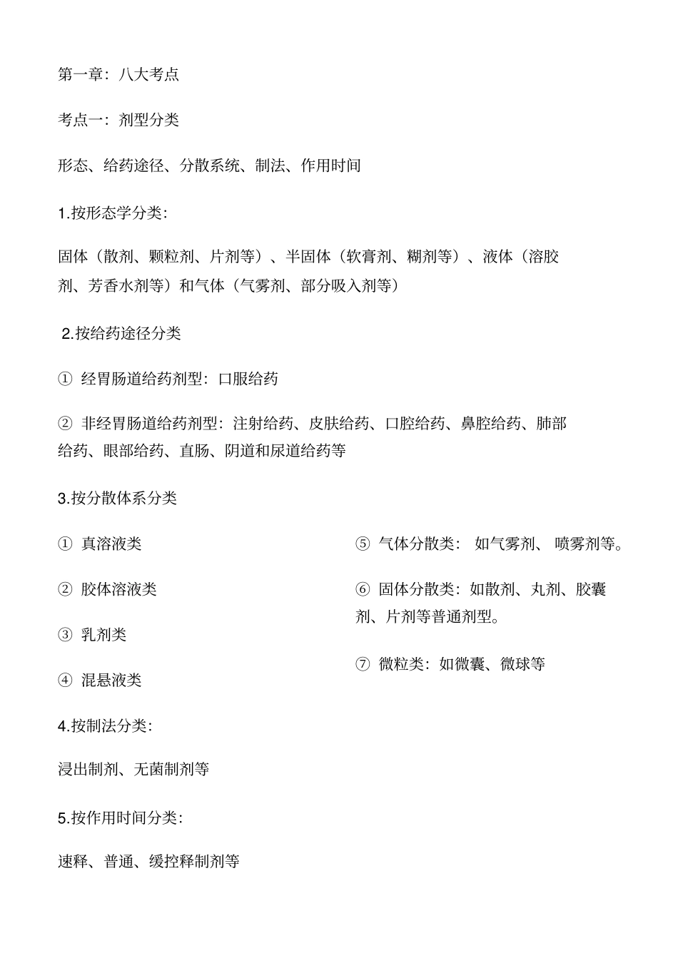 2017药学专业知识(一)必备考点_第1页