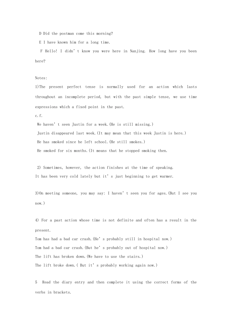 高中英语 Unit1 Tales of the unexplained-grammar（2）精品教案 牛津译林版必修2_第3页