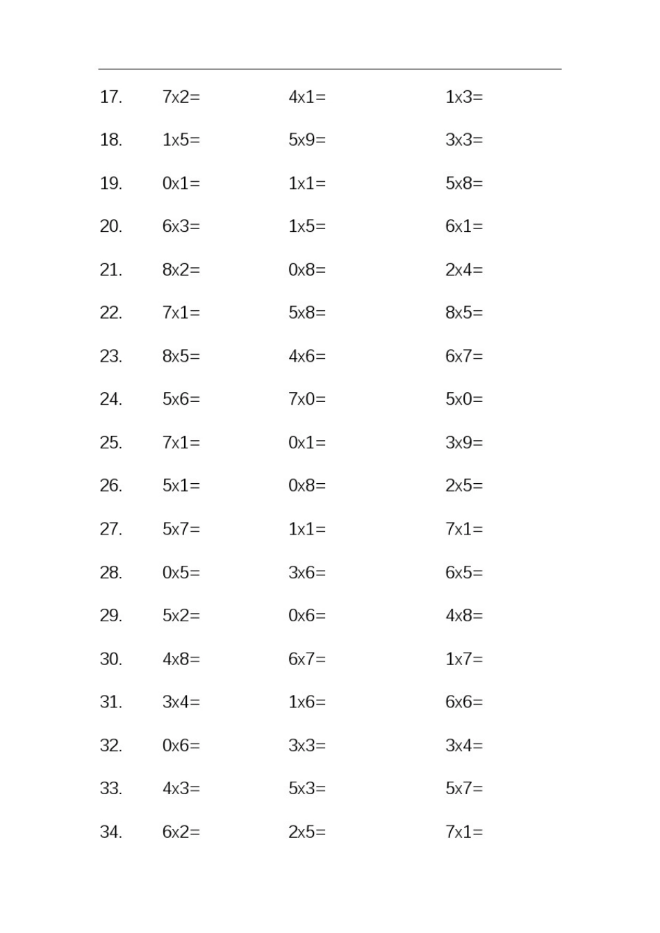 小学生口算经典100题_第2页