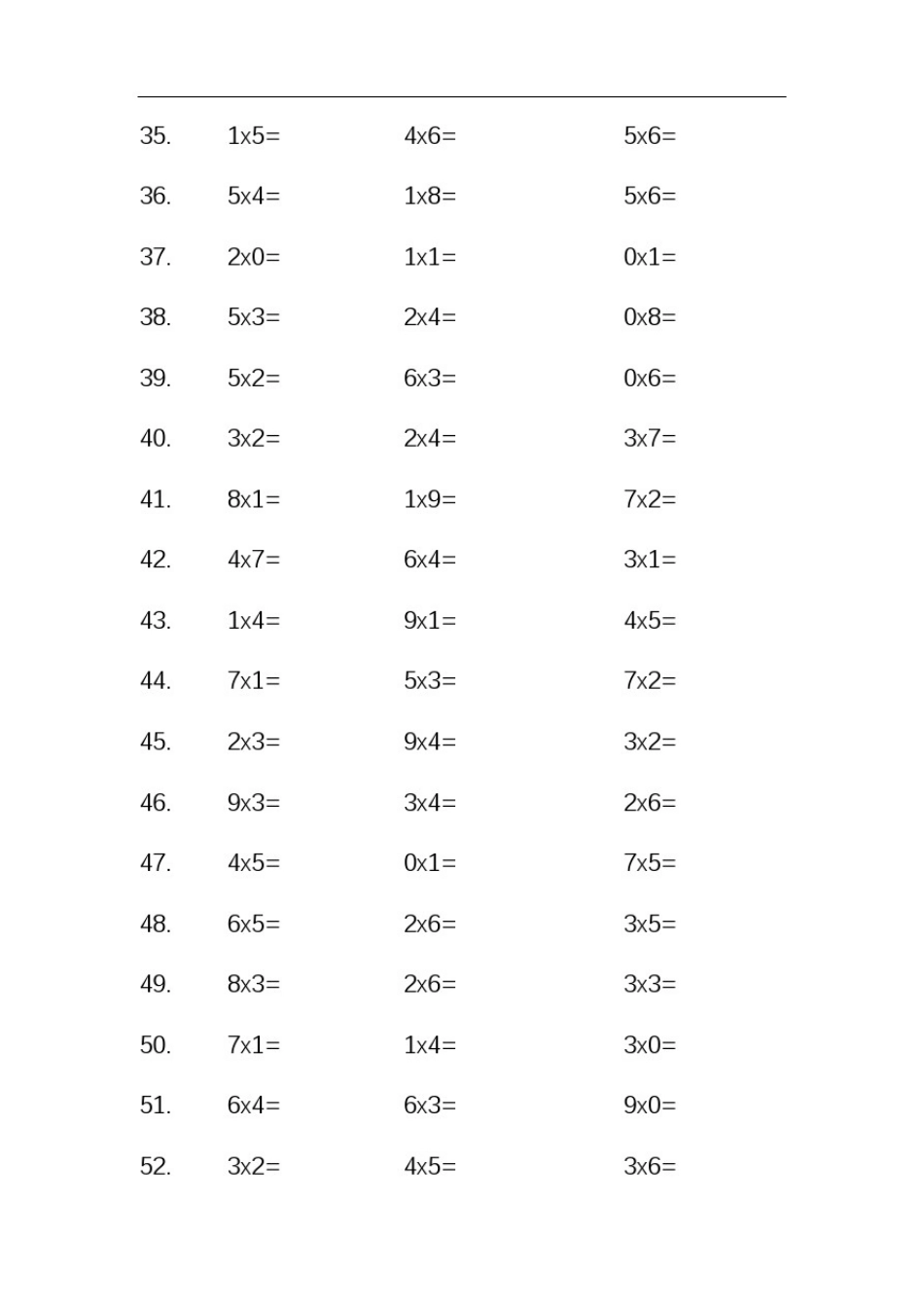 小学生口算经典100题_第3页
