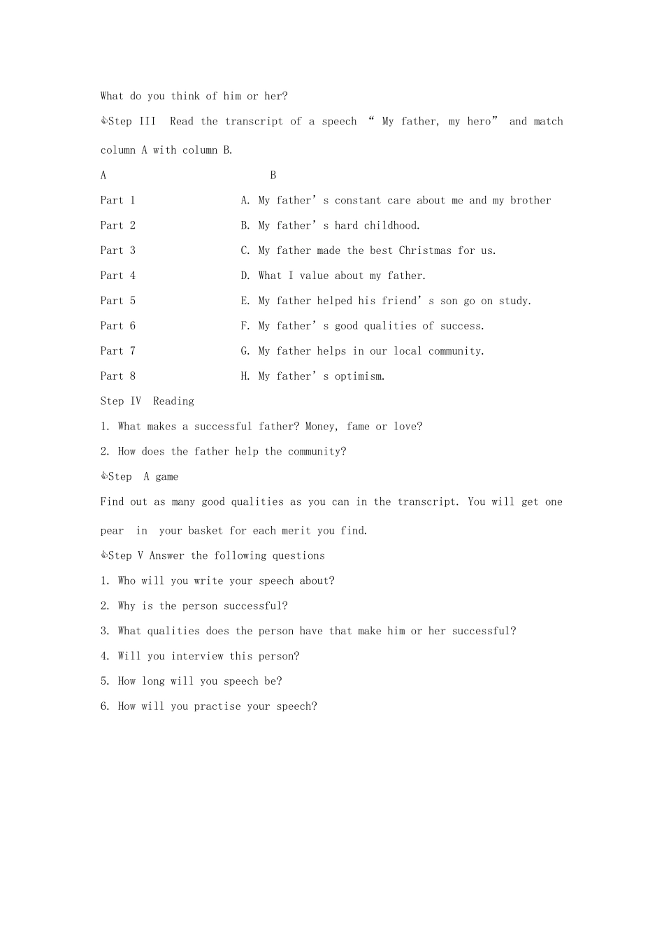 高中英语 Unit 1《Careers and skills》Project 教案（2） 译林牛津版选修11_第2页