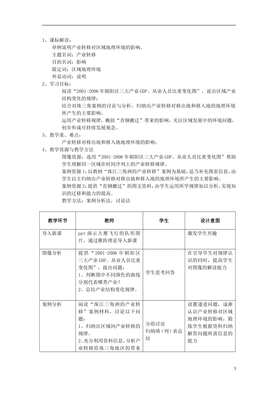 高中地理《人类活动对区域地理环境的影响》教案6 中图版必修3_第3页