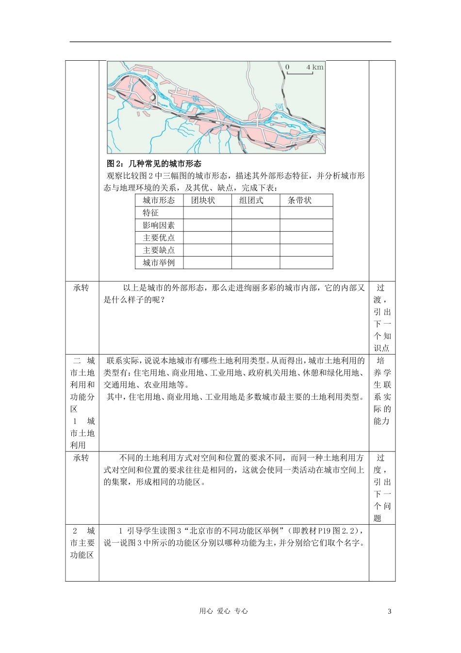 高中地理《城市空间结构》教案5 鲁教版必修2_第3页
